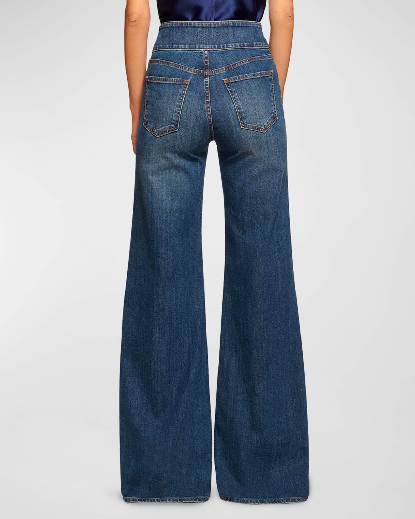Liv High-Rise Wide-Leg Jeans Product Image