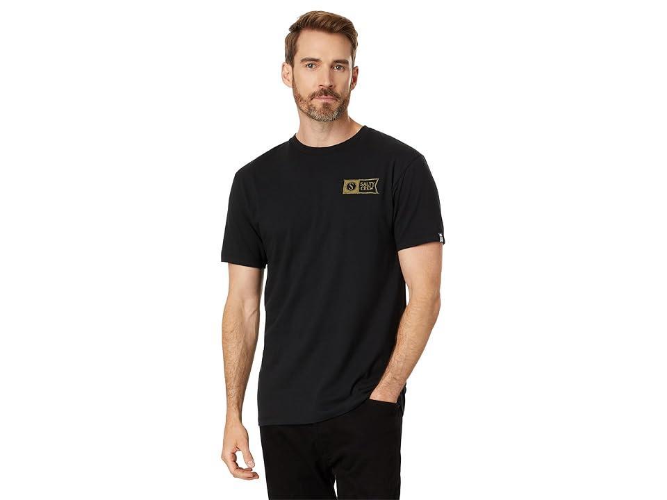 Salty Crew Sketchy Alpha Premium Short Sleeve Tee (Mustard) Men's T Shirt Product Image