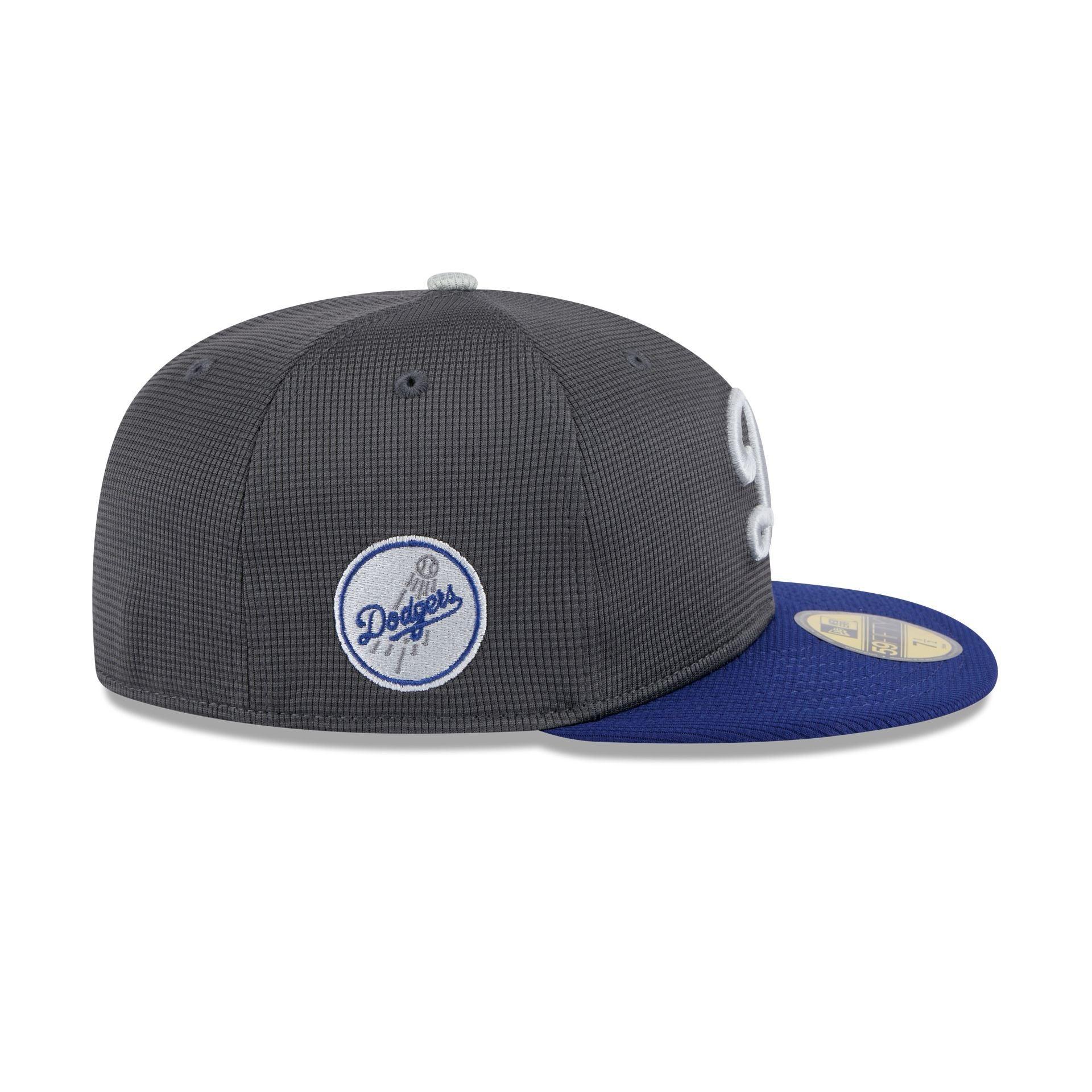 Los Angeles Dodgers 2025 Batting Practice Gray 59FIFTY Fitted Hat Male Product Image