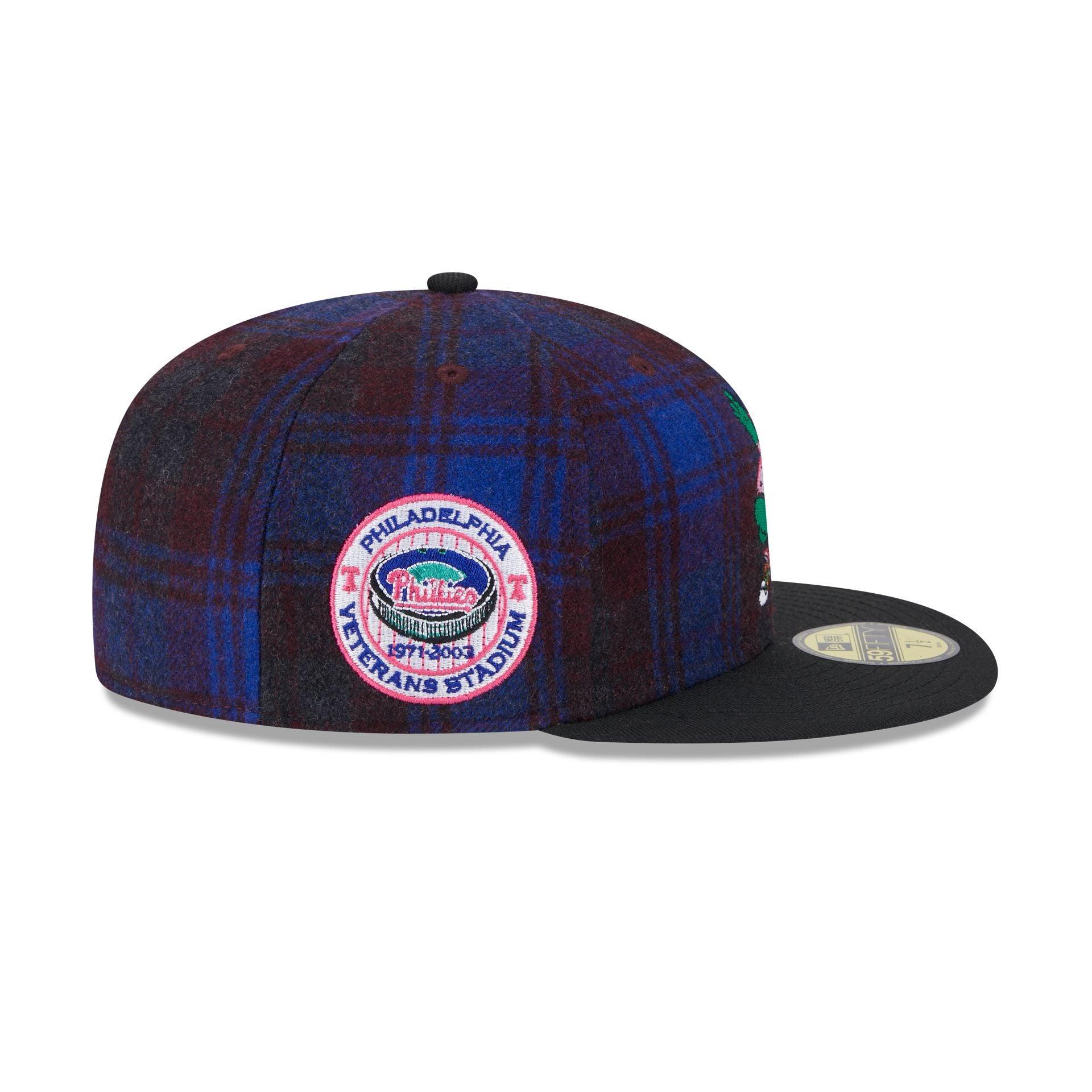 Philadelphia Phillies Mascot Plaid 59FIFTY Fitted Hat Male Product Image