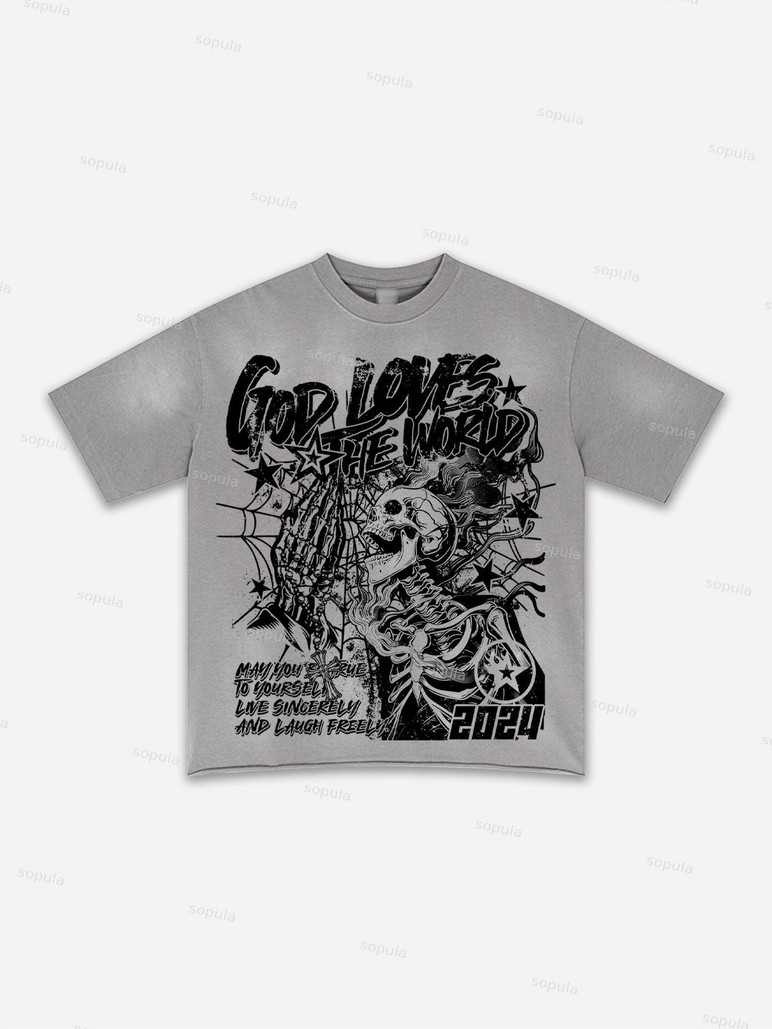 Coors Banquet Rodeo Print Washed T-shirt Product Image