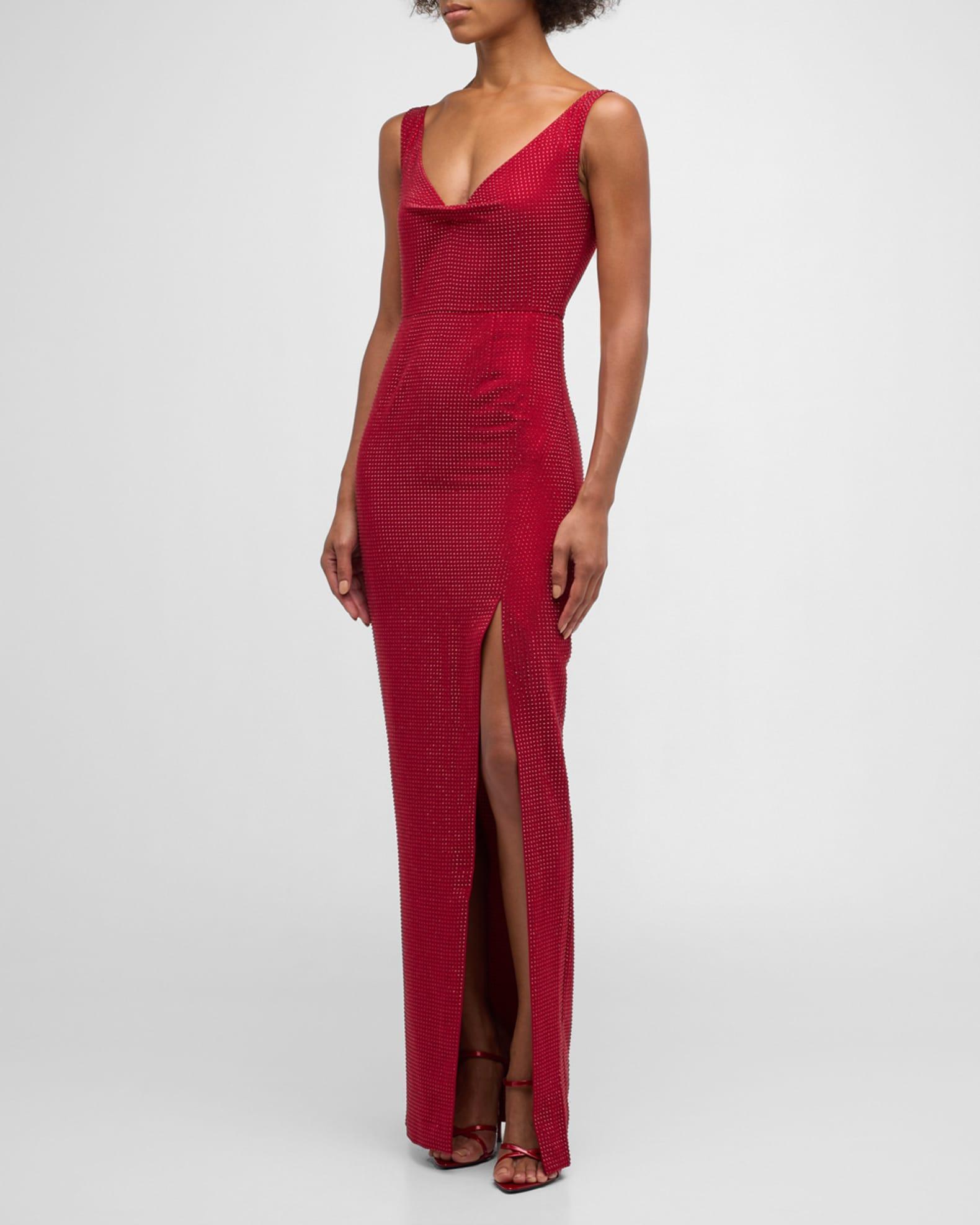 Diamante Column Gown  Product Image