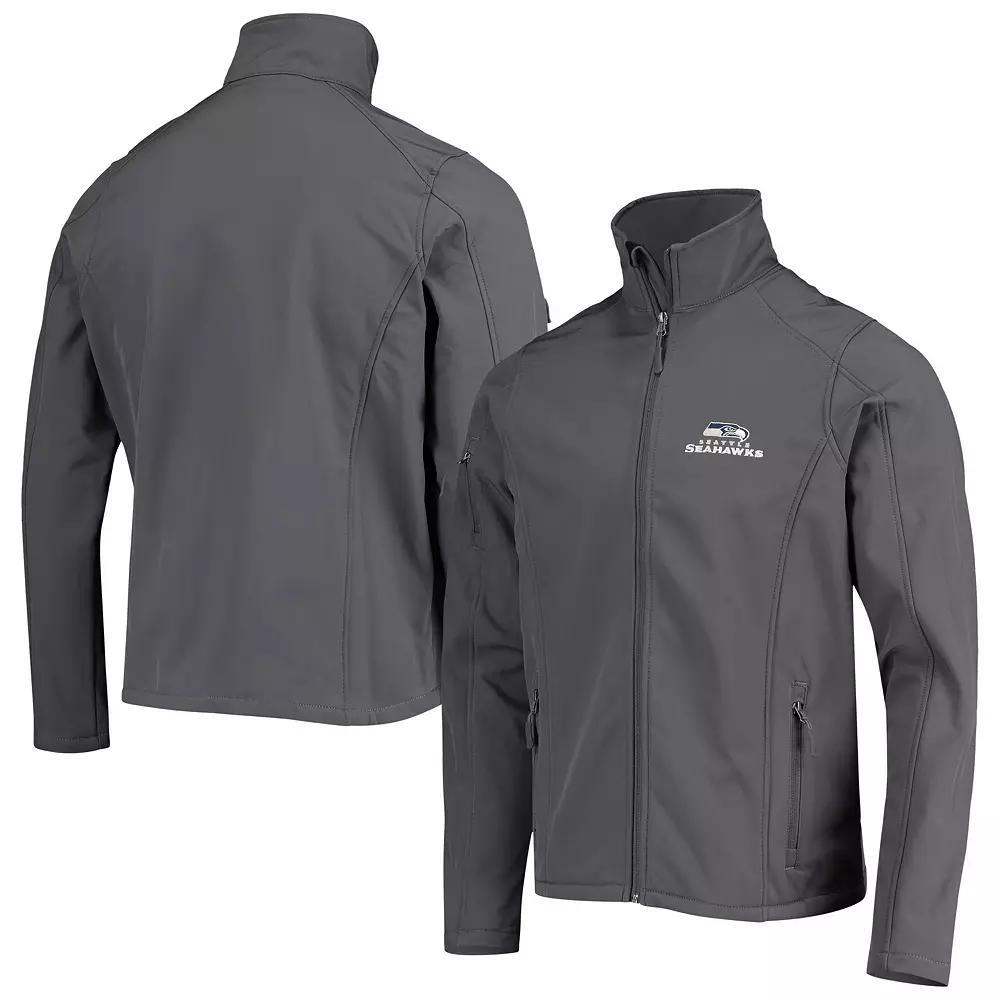 Men's Dunbrooke Charcoal Seattle Seahawks Sonoma Softshell Full-Zip Jacket, Size: 2XL Product Image