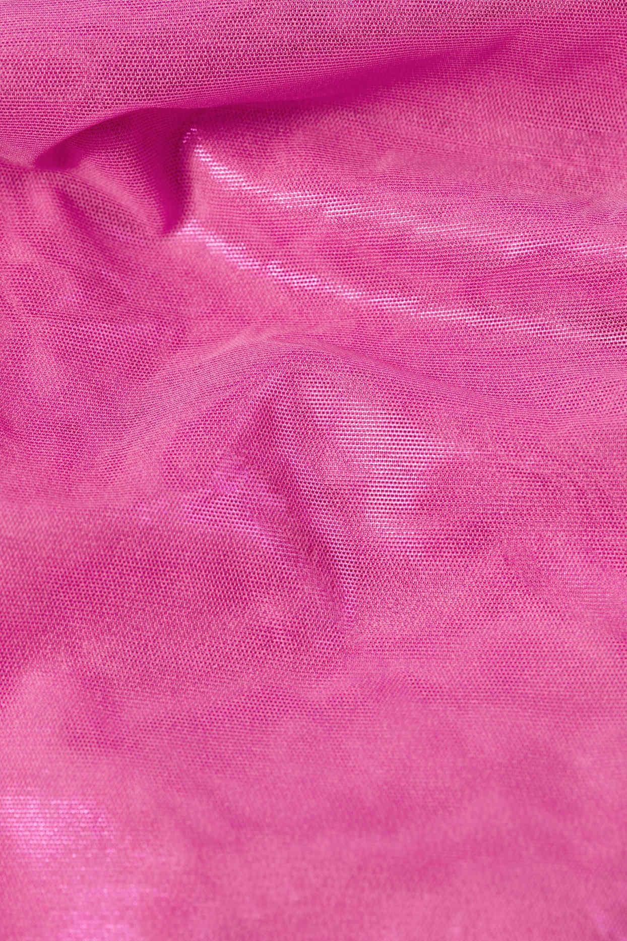 Metallic Halterneck Bodysuit in Bubblegum Pink Product Image