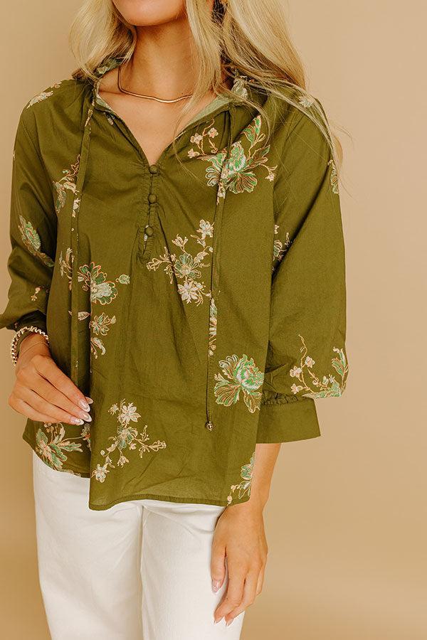 Pretty As A Peony Floral Top Product Image