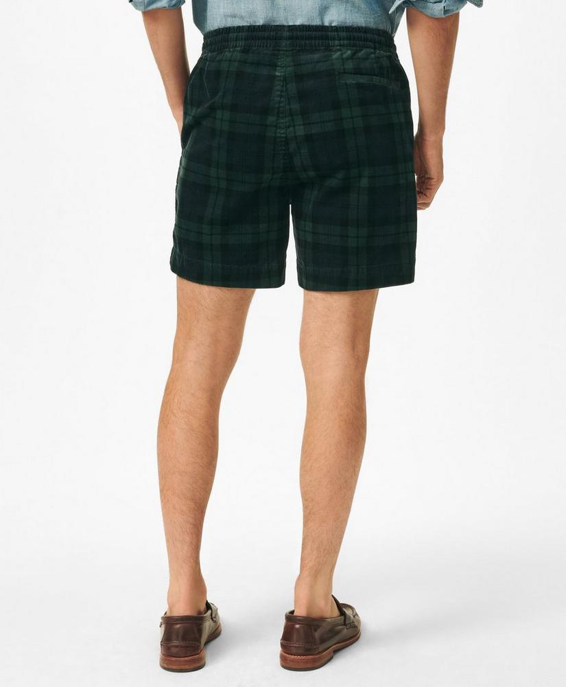 Friday Shorts in Black Watch Cotton Corduroy Product Image