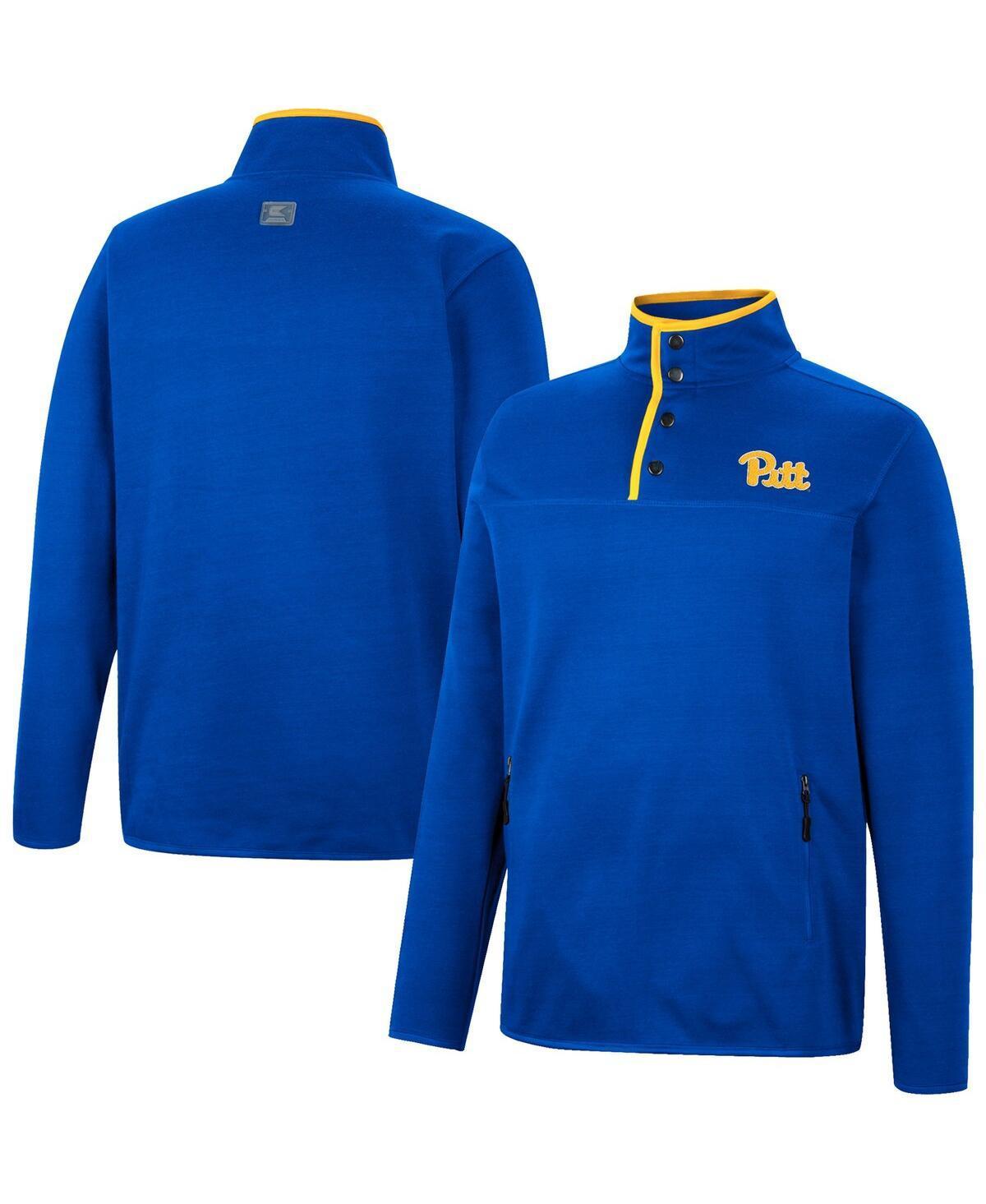 Men's Colosseum Royal Pitt Panthers Rebound Quarter-Snap Jacket, Size: Medium, Blue Product Image