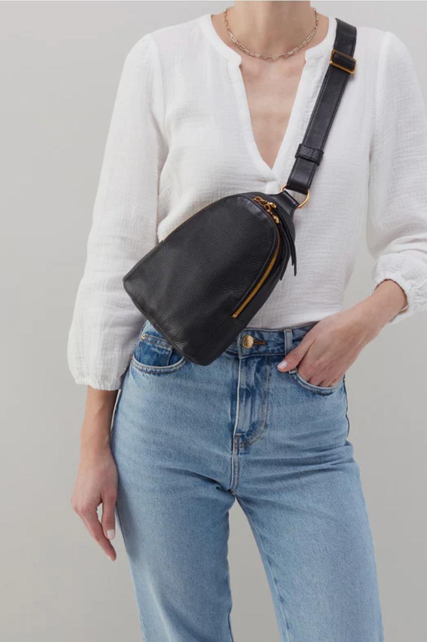 Fern Pebbled Leather Sling Product Image