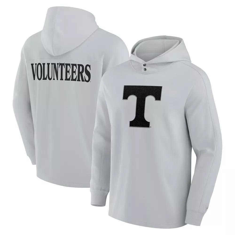 Men's Fanatics Gray Tennessee Volunteers Blaze Tri-Blend Pullover Hoodie, Size: 2XL, Grey Product Image