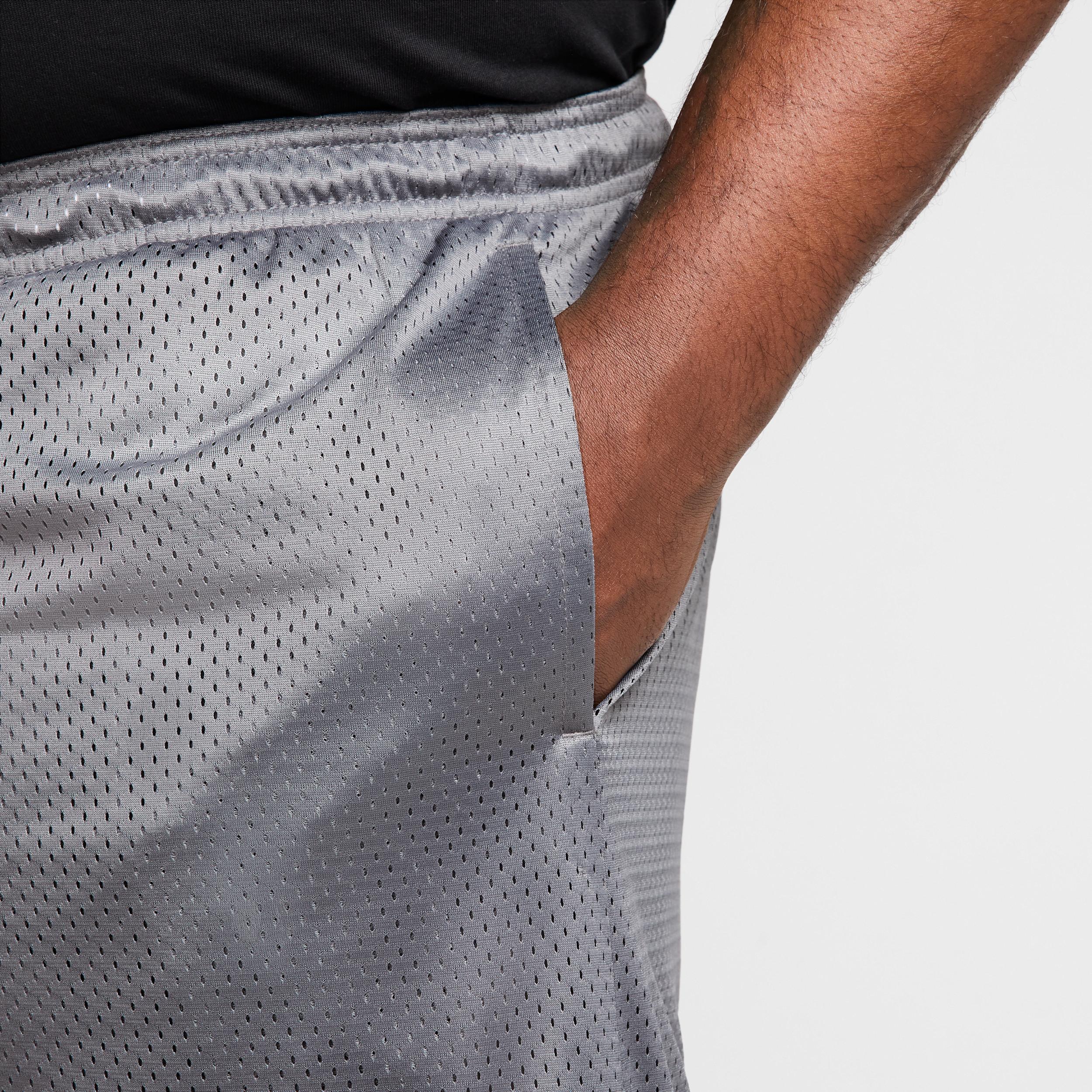 Men's Nike Dri-FIT 5" Mesh Basketball Shorts, Size: XXL, Safety Orange Product Image