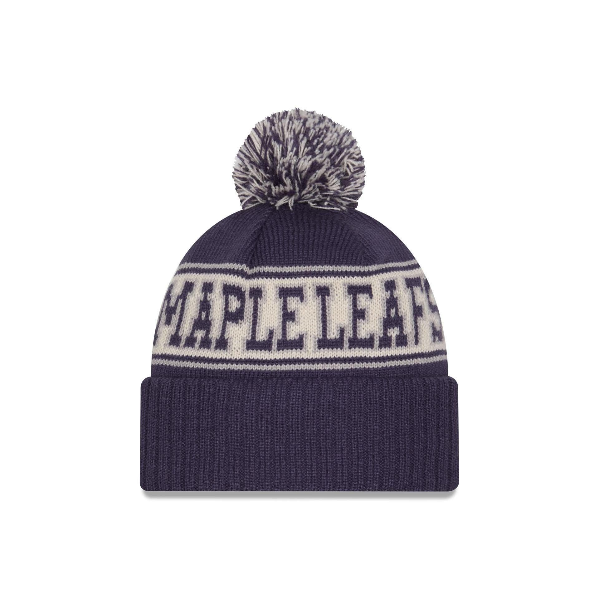 Toronto Maple Leafs Retro Pom Knit Hat Male Product Image