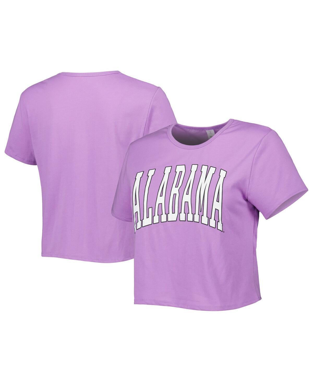 Women's ZooZatz Purple Alabama Crimson Tide Core Fashion Cropped T-Shirt, Size: Small Product Image