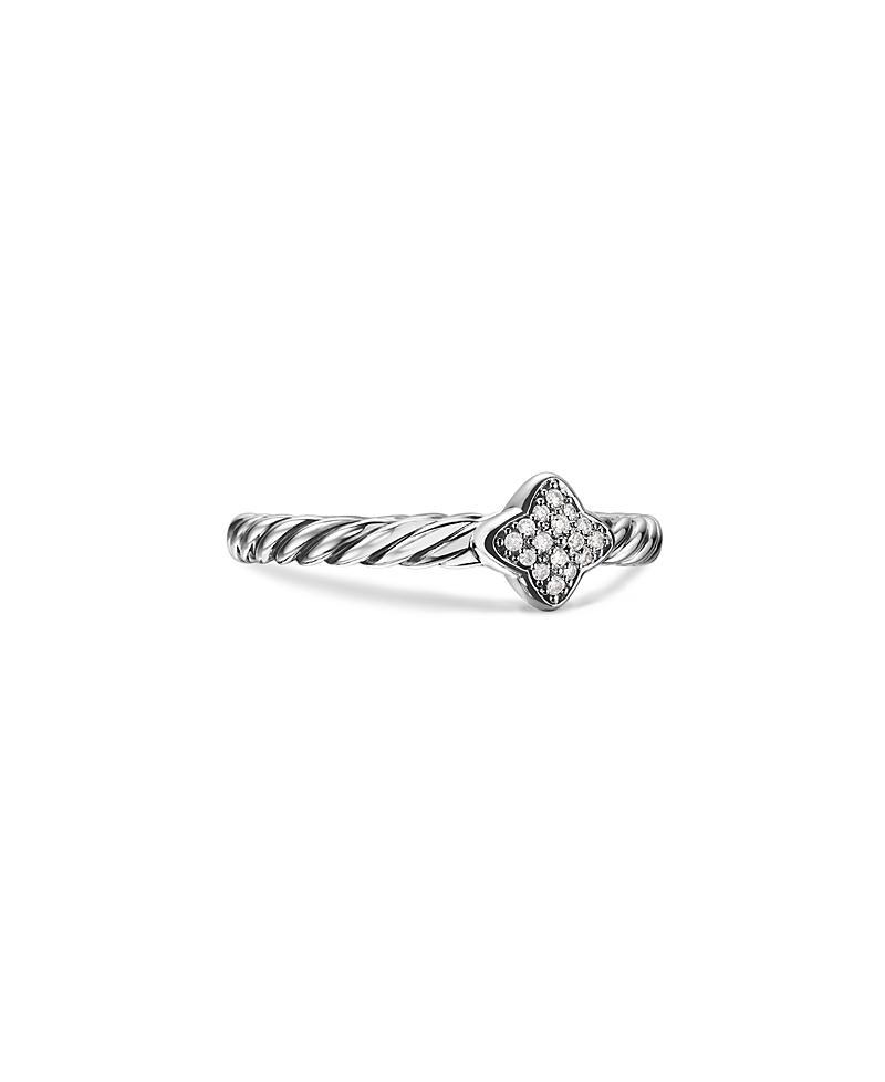 David Yurman Quatrefoil Ring with Diamonds Product Image