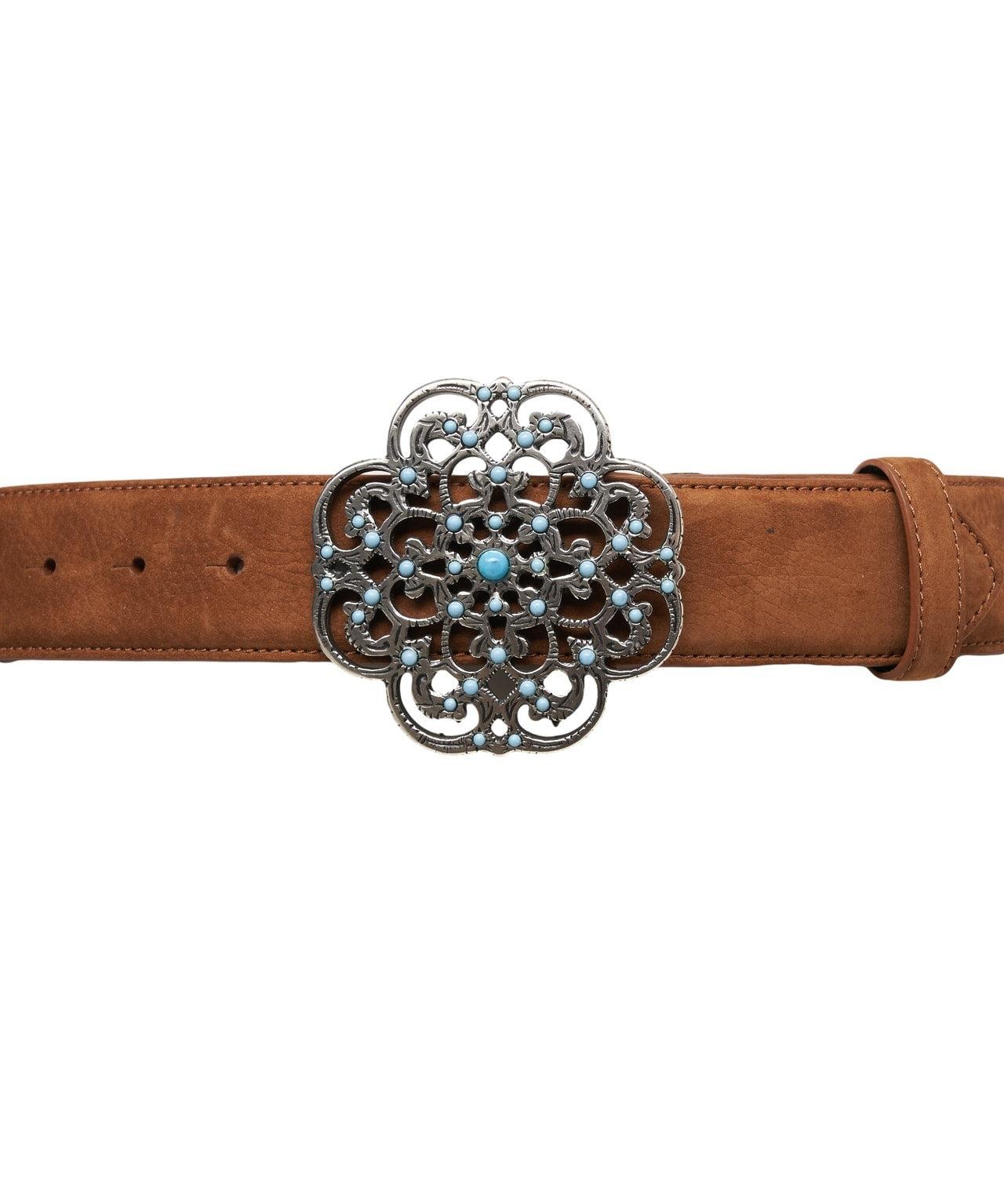 Leather belt 'Violet' Product Image