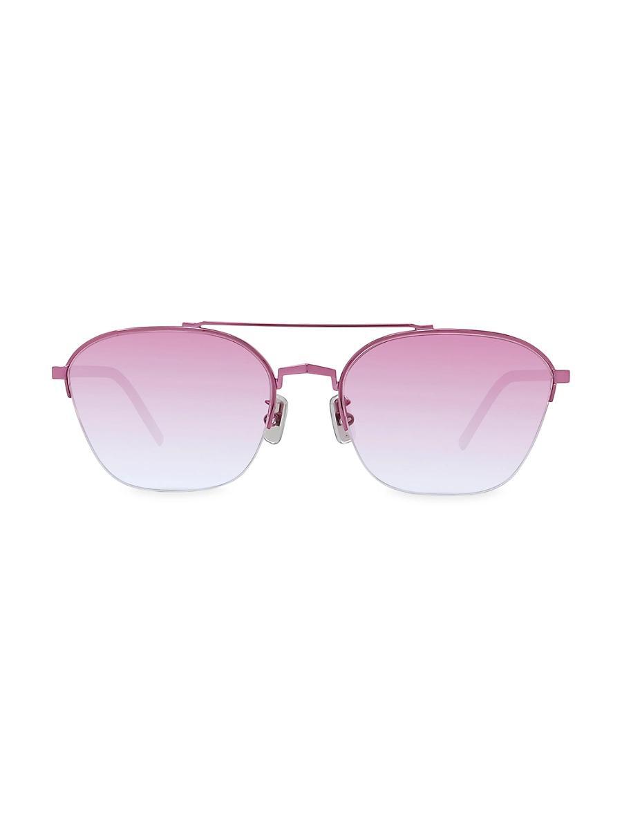 Womens 57MM Aviator Sunglasses Product Image