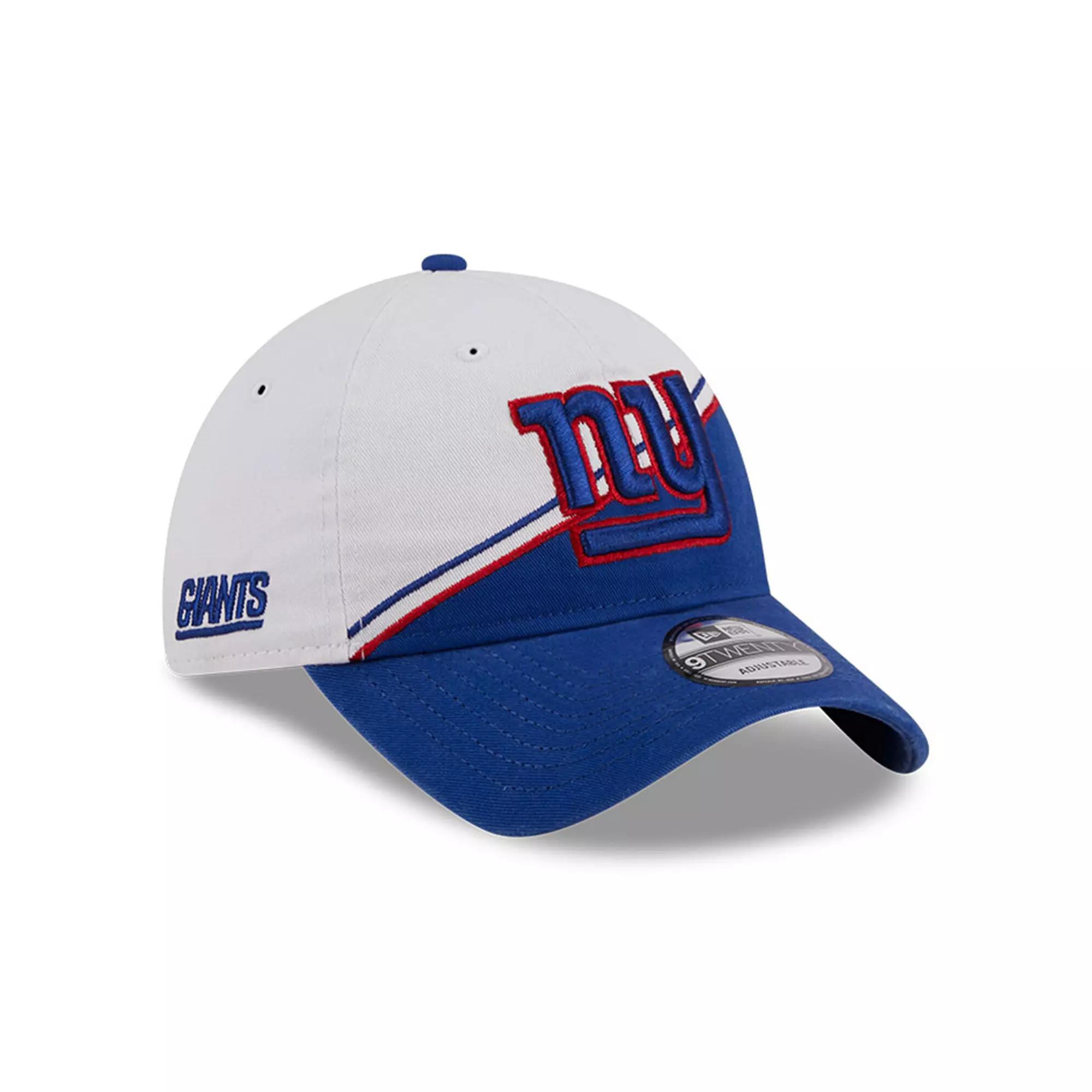 Men's New Era  White/Royal New York Giants 2023 Sideline 9TWENTY Adjustable Hat Product Image