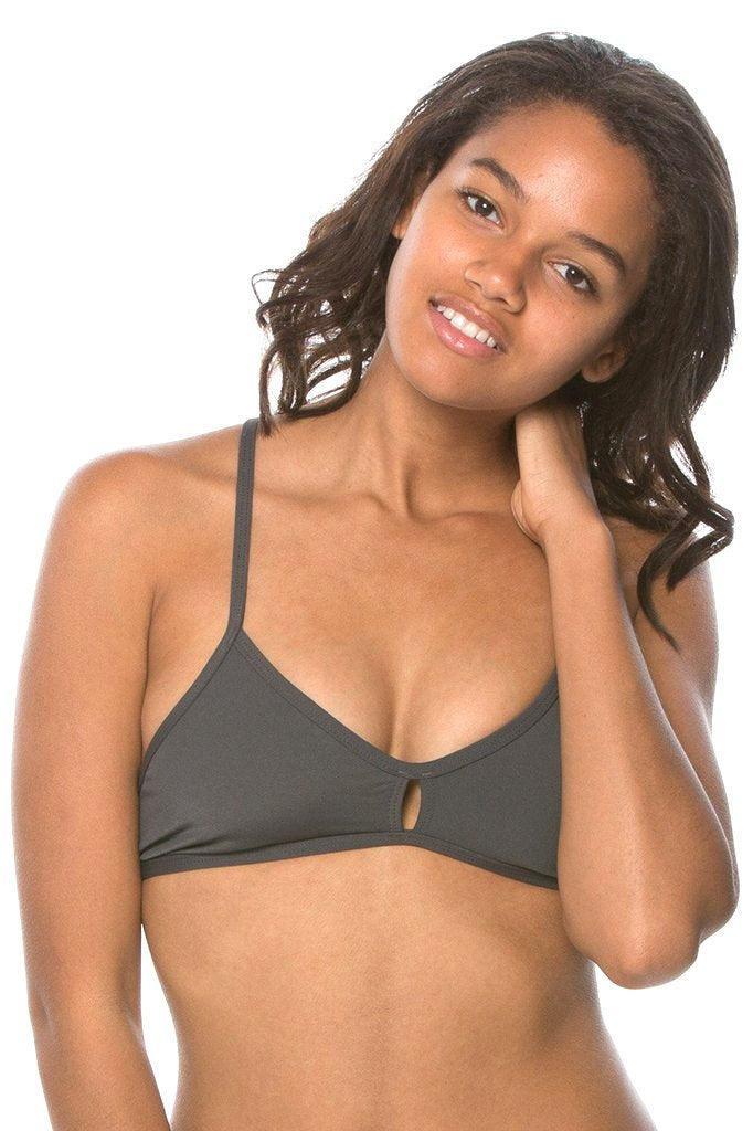 Vent Bikini Top - Pine Female Product Image