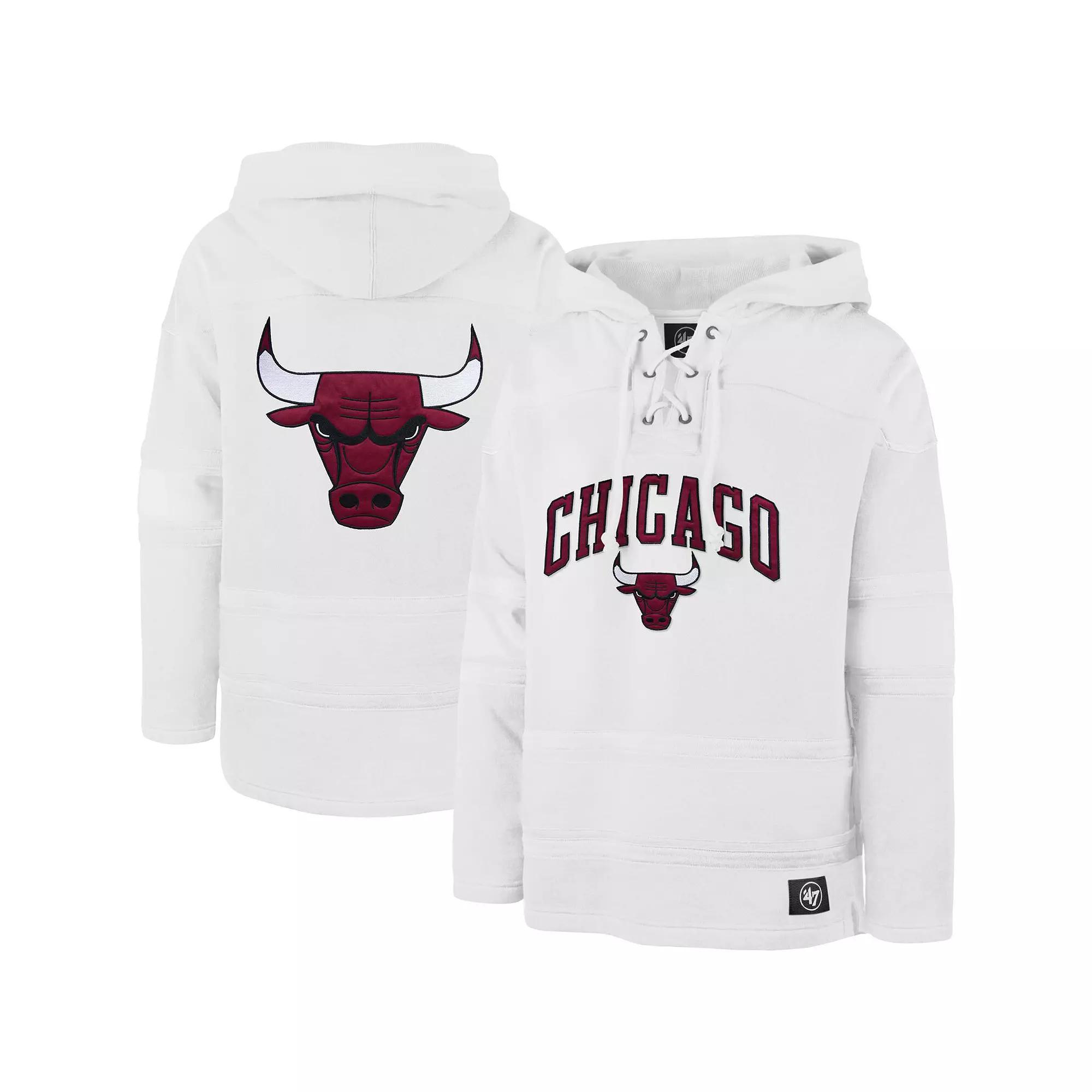 Mens 47 Chicago Bulls 2022/23 Pregame MVP Lacer Pullover Hoodie - City Edition Product Image