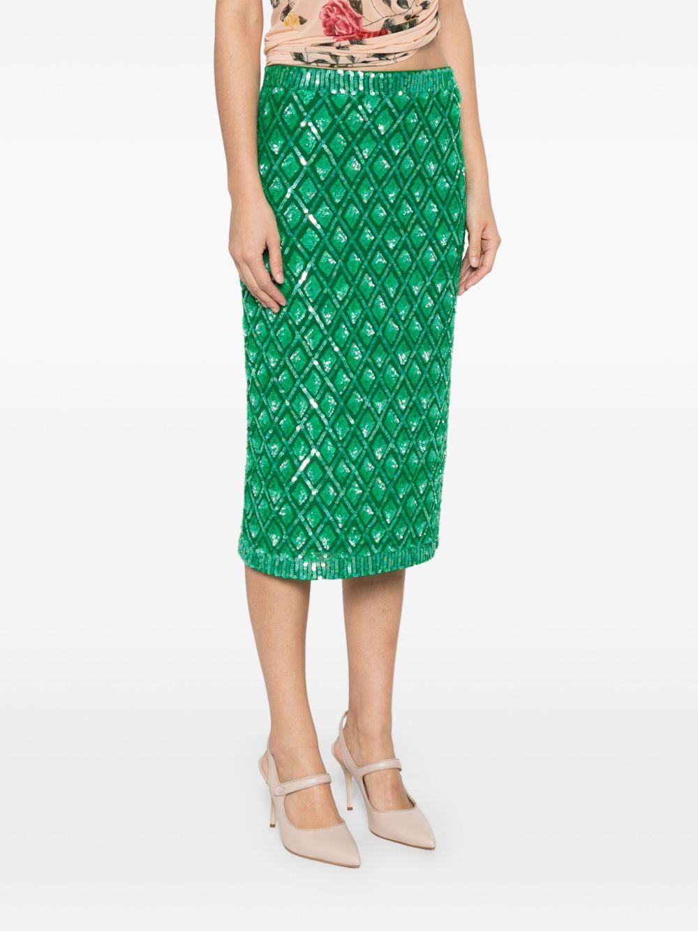 sequinned midi skirt  Product Image