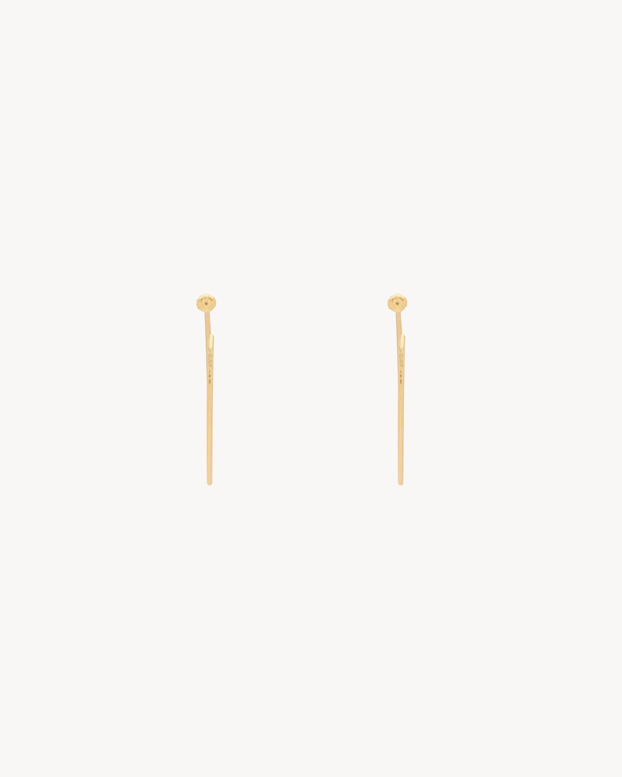 hoop earrings in 18K yellow gold Product Image