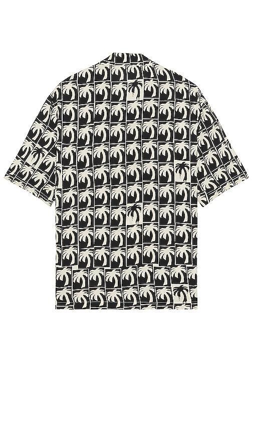 Palm Angels Dripping Palms Bowling Shirt Product Image