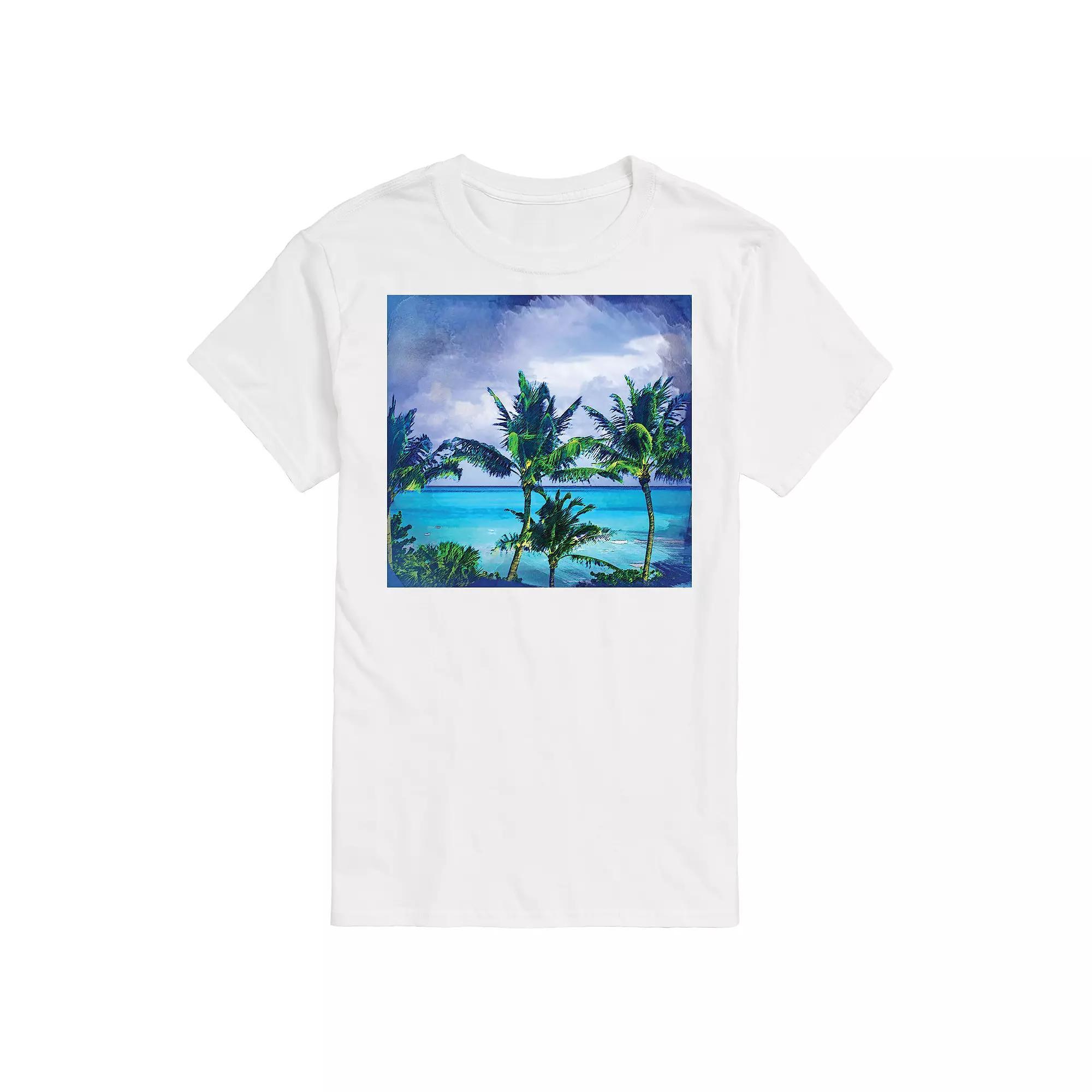 Big & Tall Empyre Beach Tee, Men's, Size: XXL Tall, White Product Image