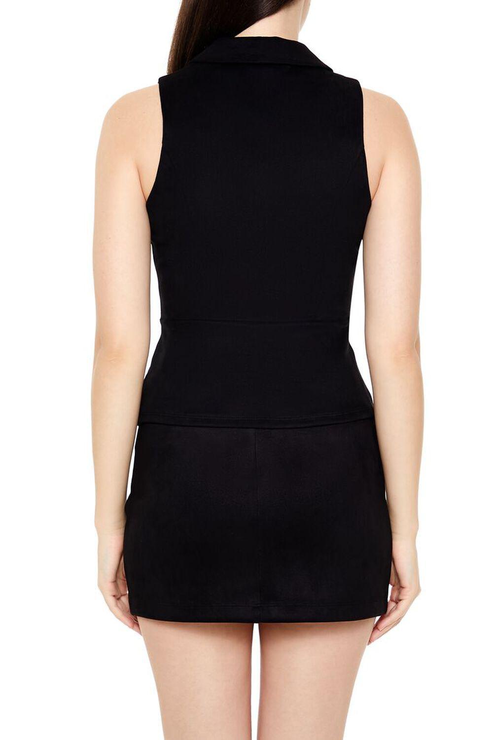 Faux Suede Split-Hem Top | Forever 21 Product Image