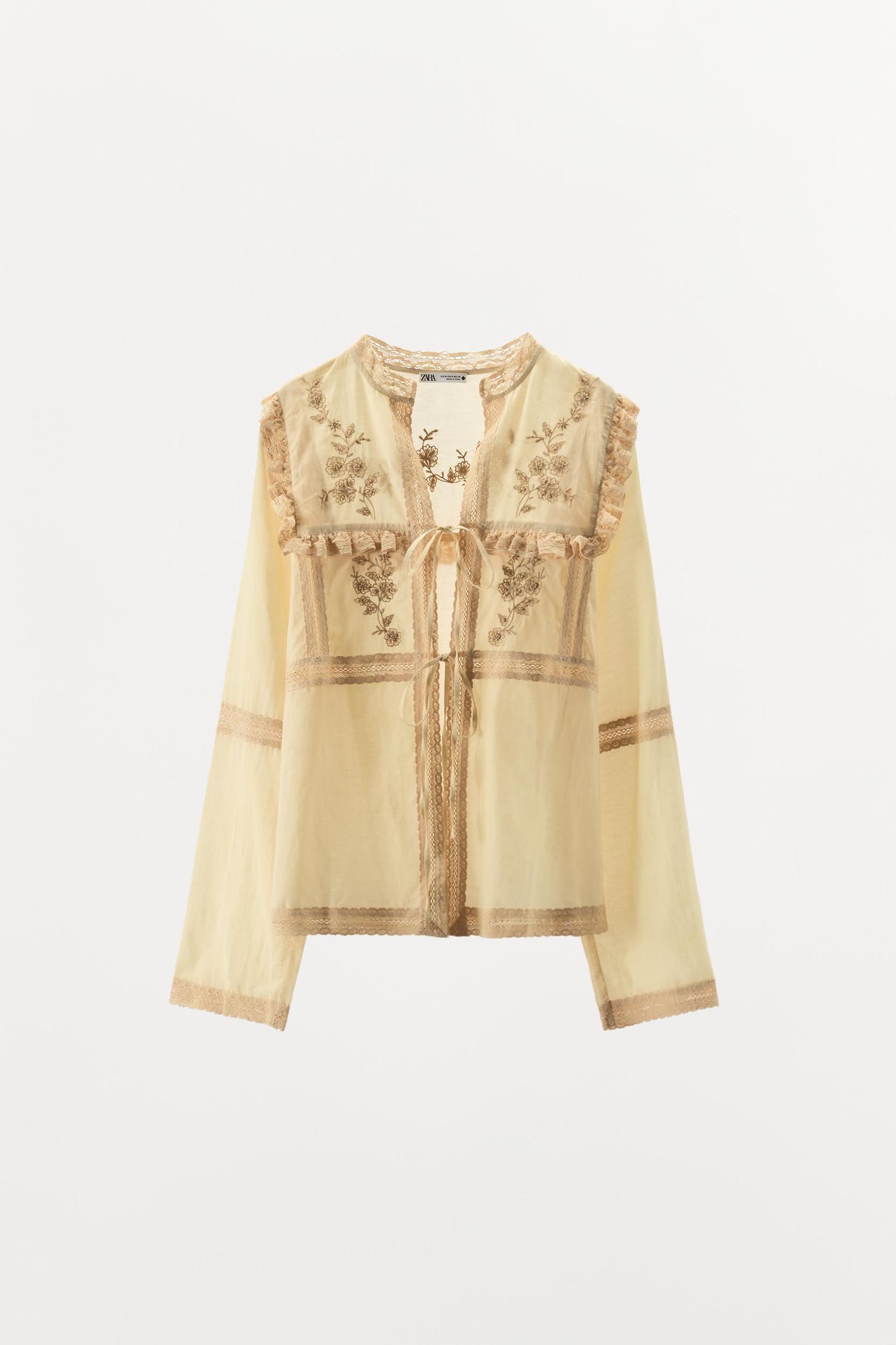 EMBROIDERED LACE BLOUSE LIMITED EDITION Product Image