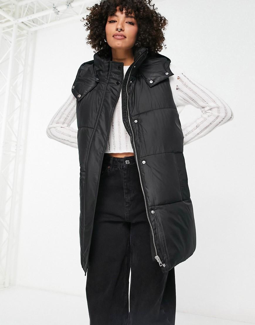 Only longline hooded vest Product Image