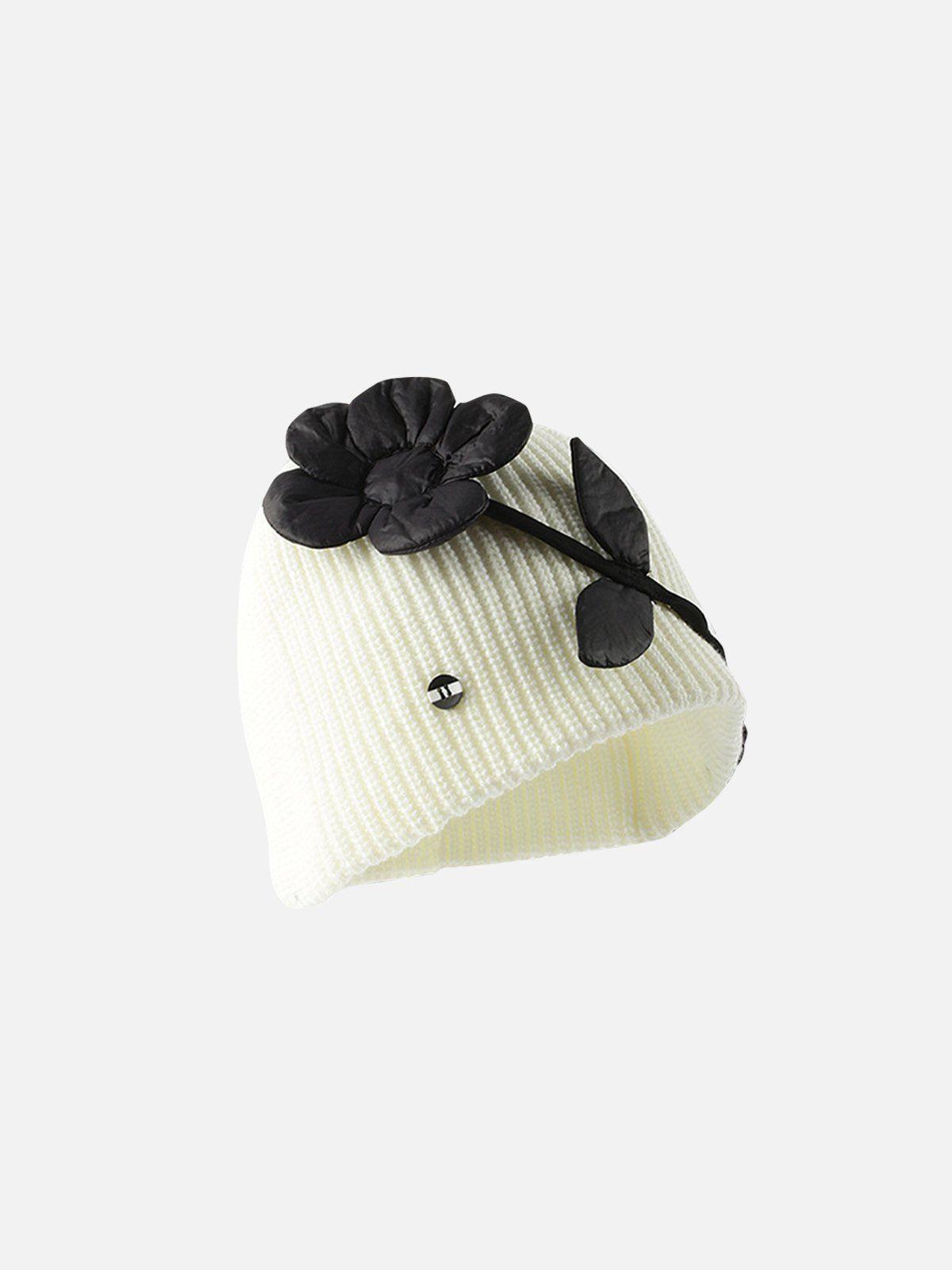 Flower Knit Bucket Hat Product Image