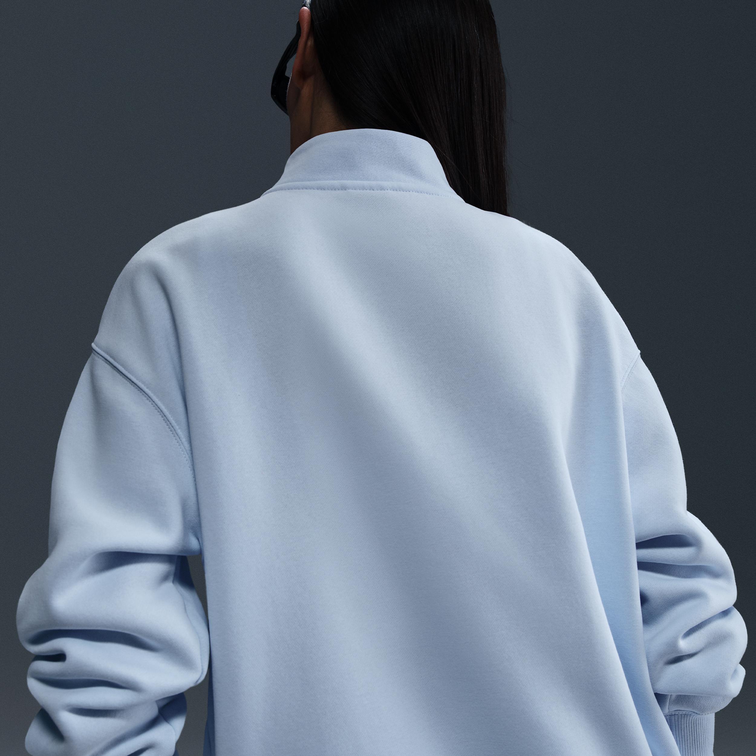 Women's Nike Sportswear Phoenix Fleece Oversized 1/4-Zip Long Sweatshirt Product Image