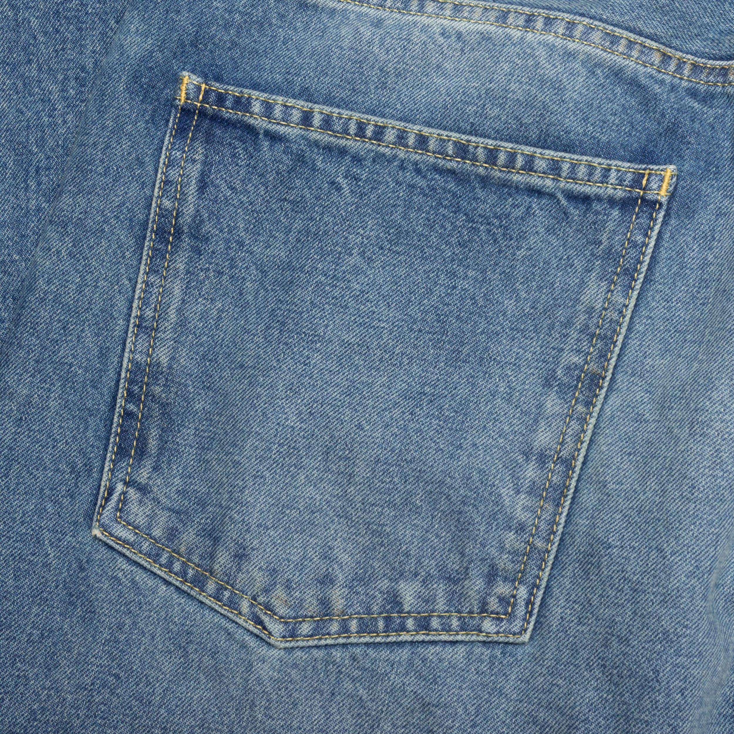 Pants 5 Pockets - Medium Blue Male Product Image
