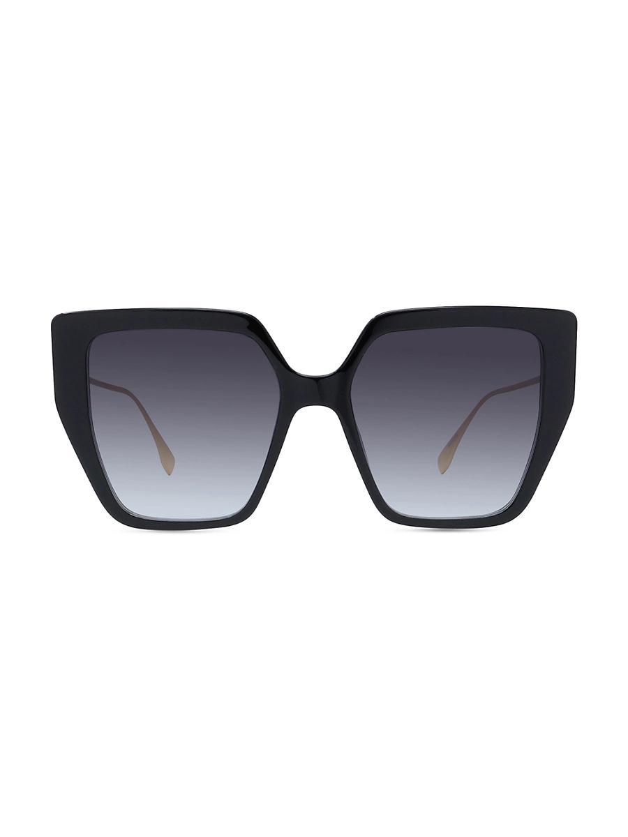 Womens 55MM Logo Butterfly Sunglasses Product Image