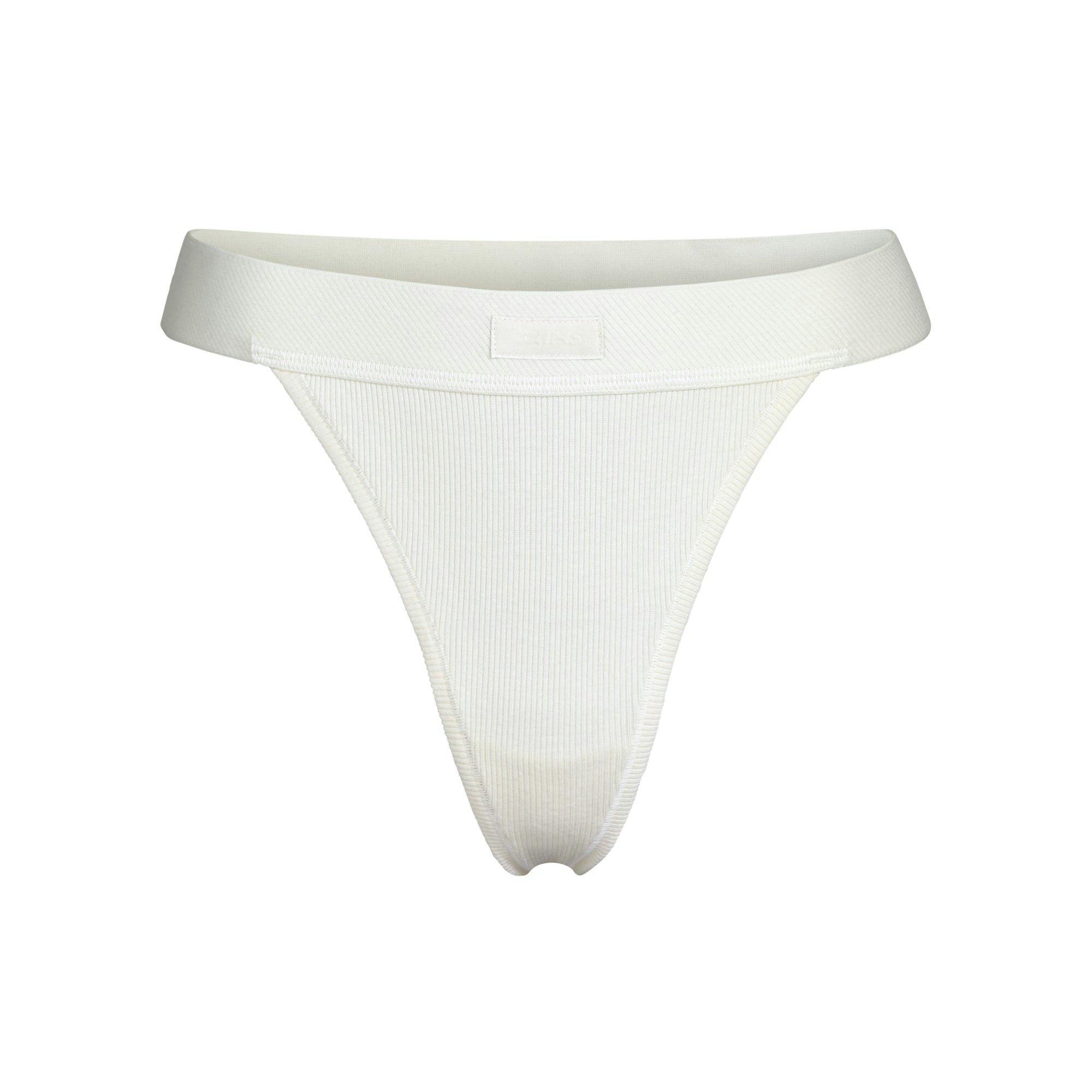 COTTON RIB LEGGING | BONE Product Image