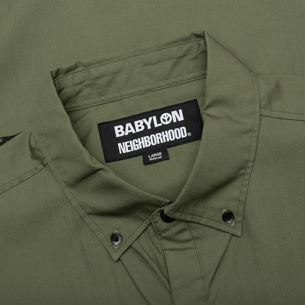 Neighborhood x Babylon BD Shirt SS-2 - Olive Drab Male Product Image