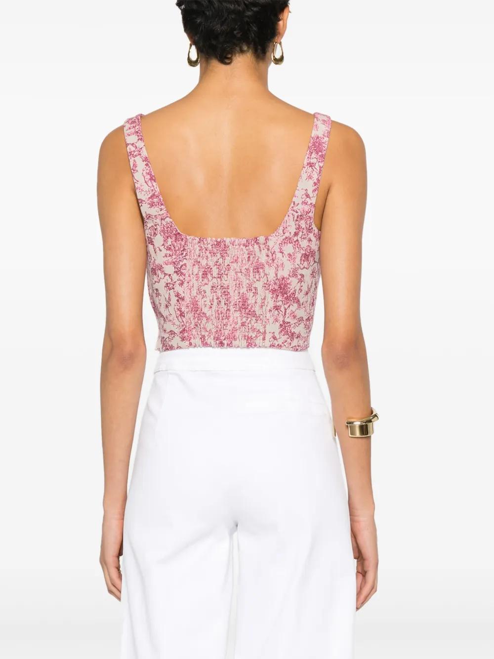 embroidered crop top Product Image