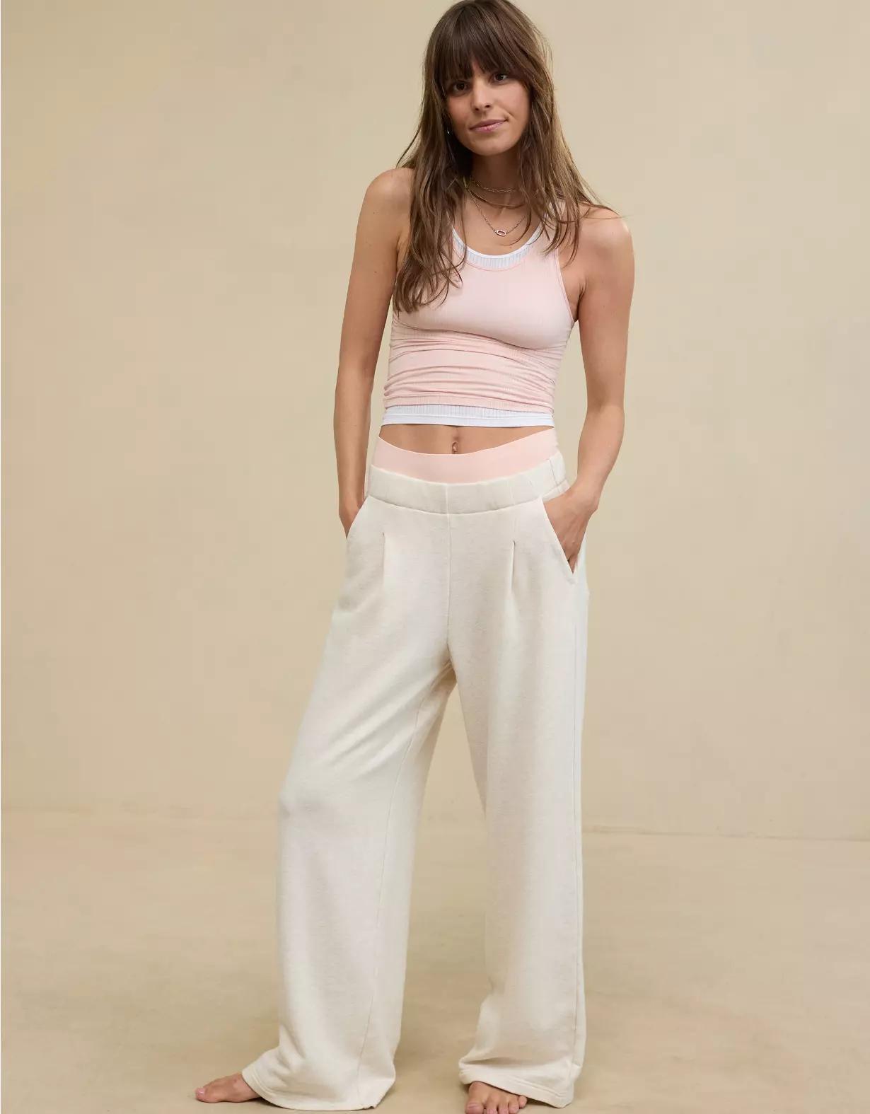 Aerie New Heights Fleece Trouser Product Image
