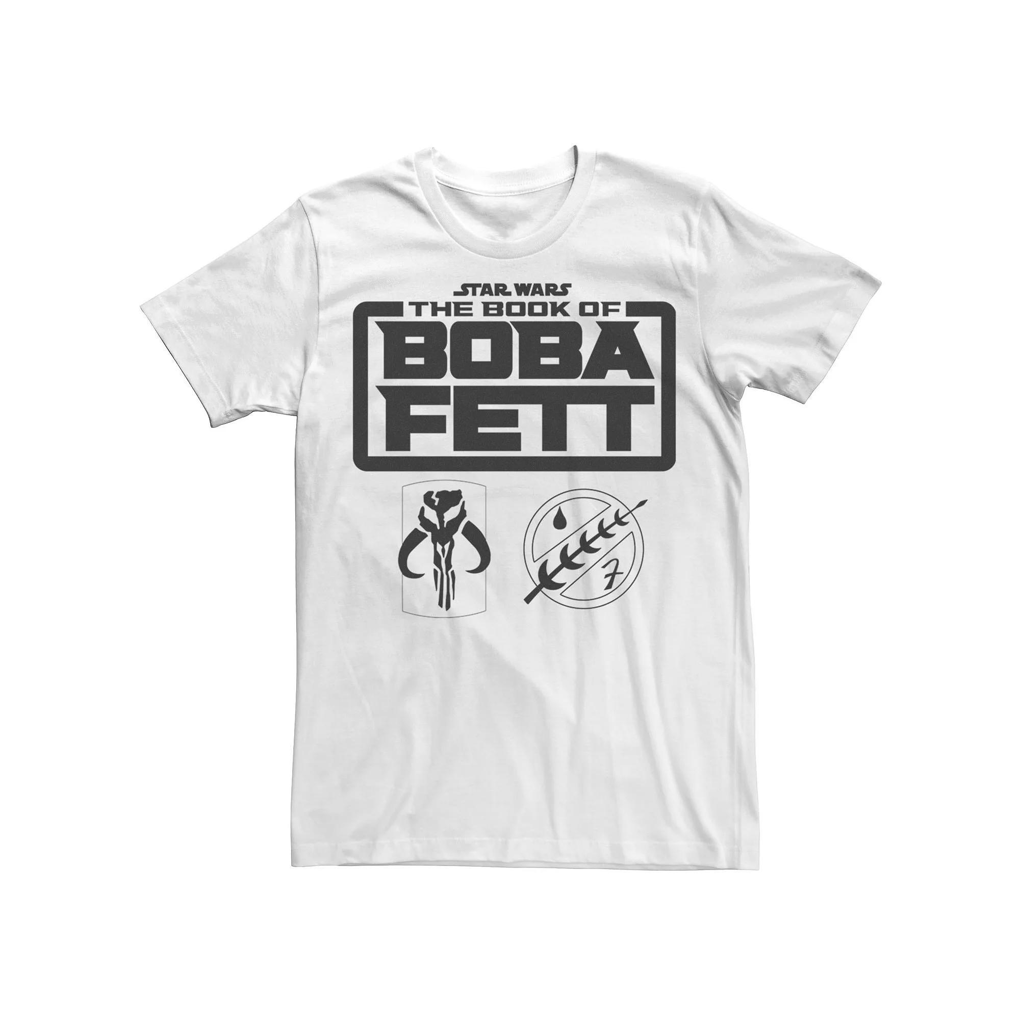 Men's Star Wars The Book Of Boba Fett Icon Logo Tee, Size: Medium, Blue Product Image
