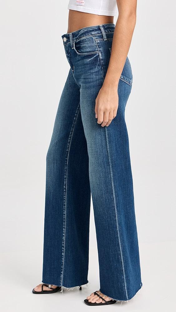 L'AGENCE Scottie High Rise Wide Leg Jeans | Shopbop Product Image