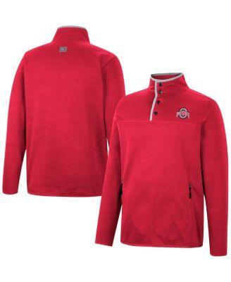 Men's Colosseum Maroon Texas A&M Aggies Rebound Quarter-Snap Jacket, Size: Medium, Red Product Image
