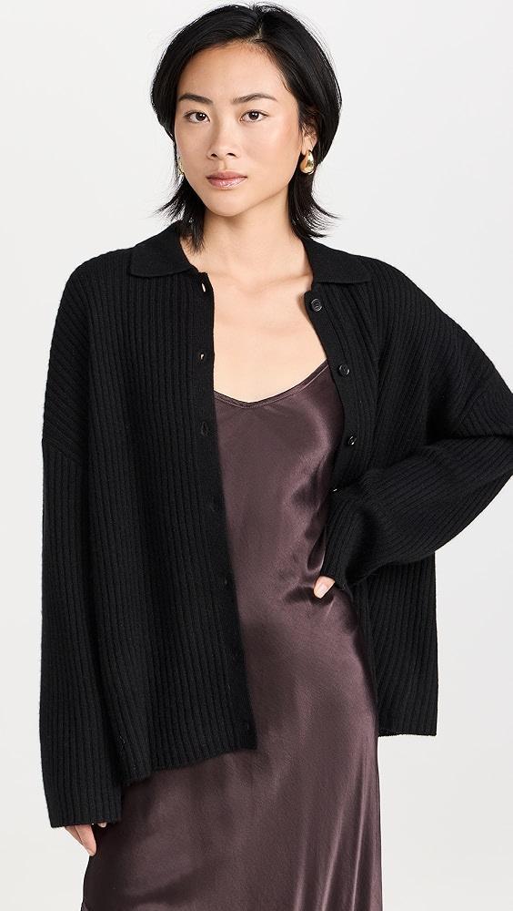 Reformation Fantino Cashmere Collared Cardigan | Shopbop Product Image