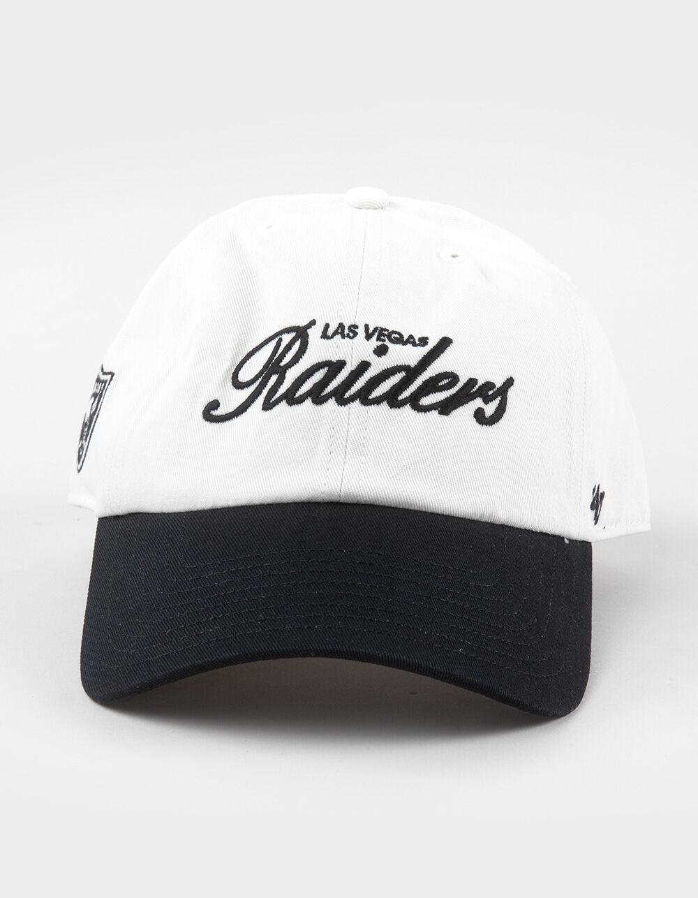 47 BRAND Las Vegas Raiders Foundational '47 Clean Up Strapback Hat - Cream Combo Product Image