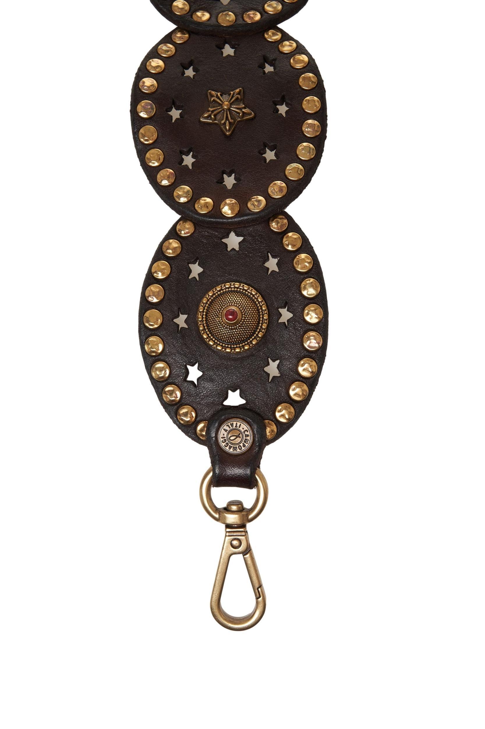 Leather belt with stud details Product Image