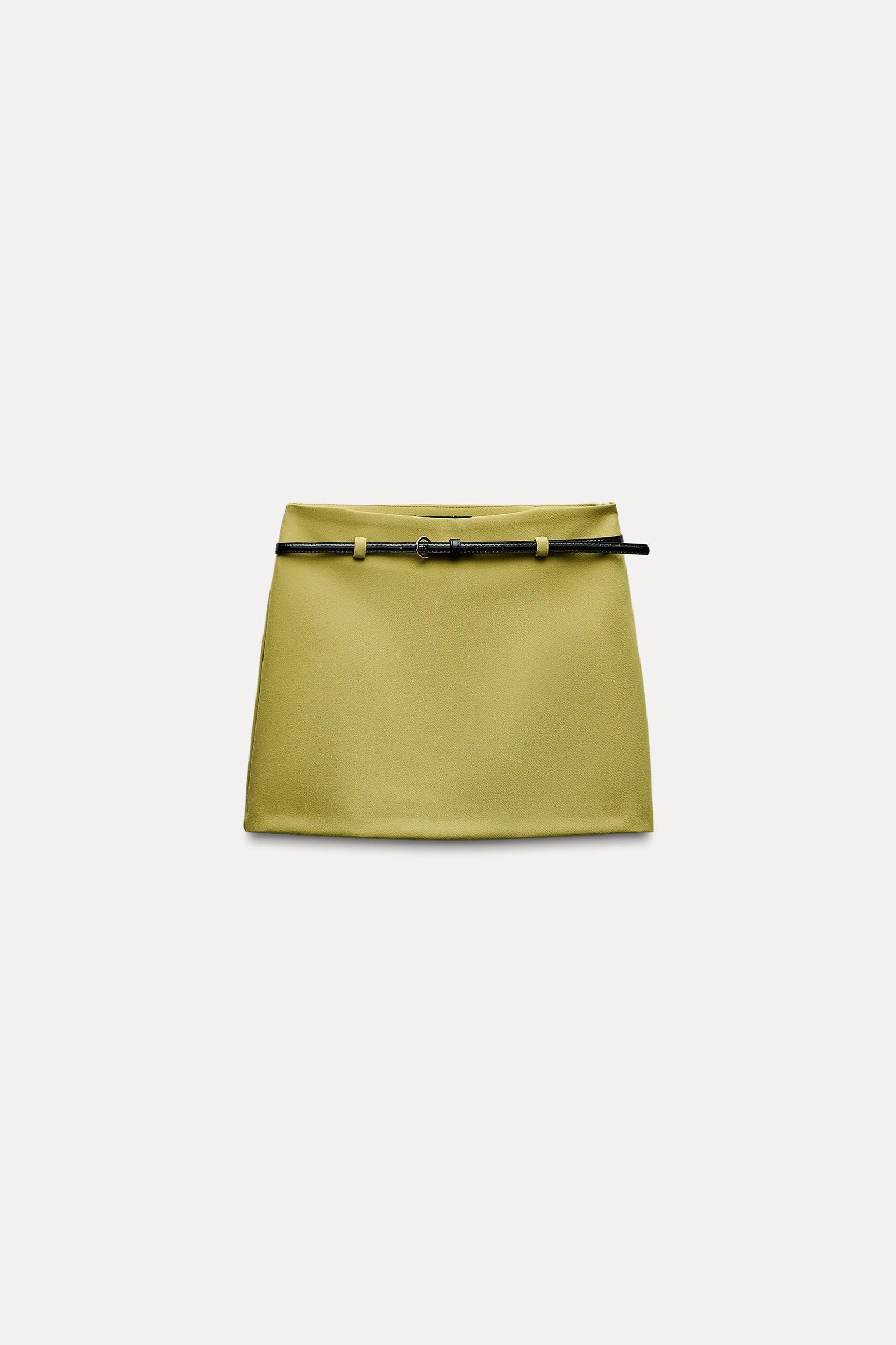 BELTED MINI SKIRT Product Image