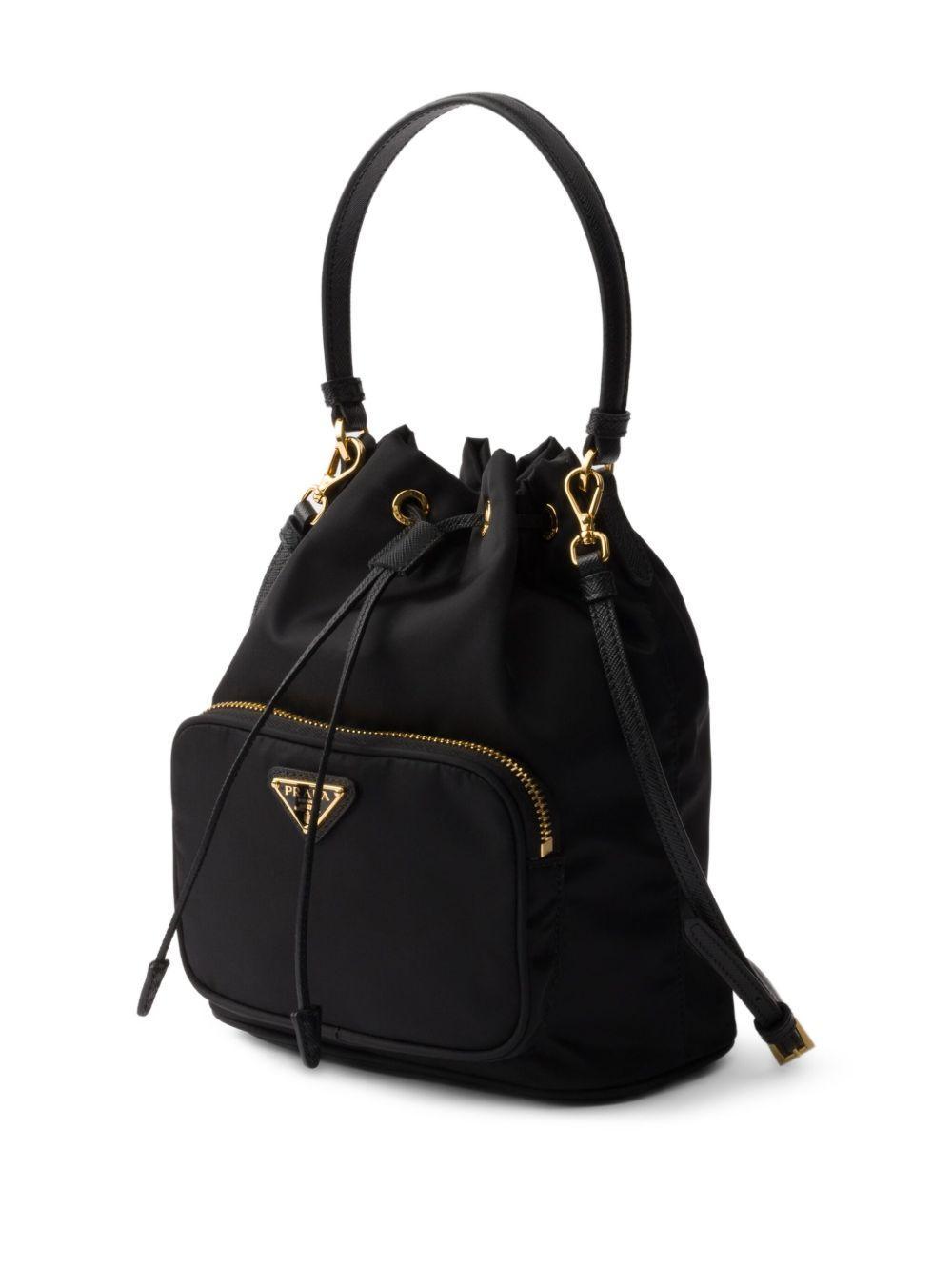 Re-Nylon drawstring bucket bag Product Image