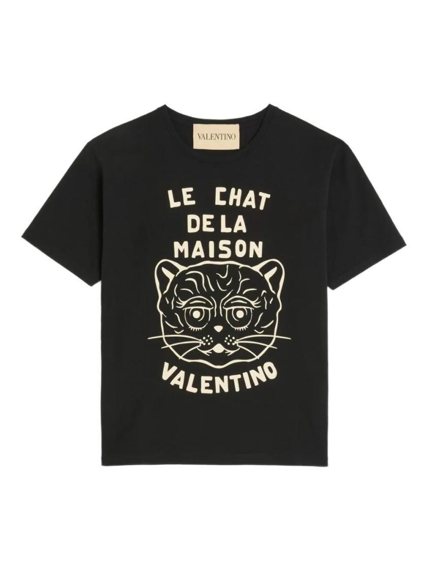 VALENTINO T-shirt Logo In Red Product Image