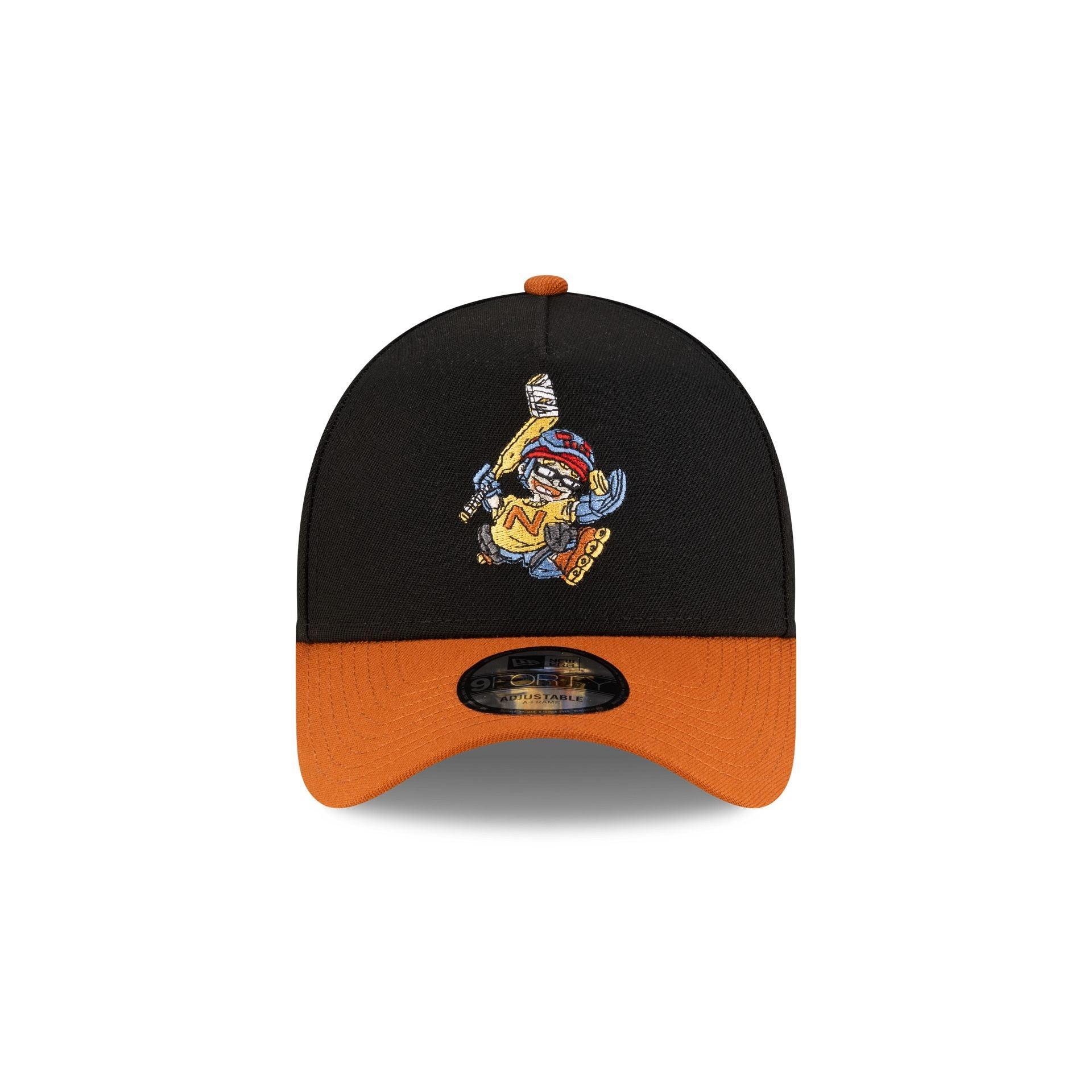 Chicago Cubs Navy 9FORTY A-Frame Snapback Hat Male Product Image
