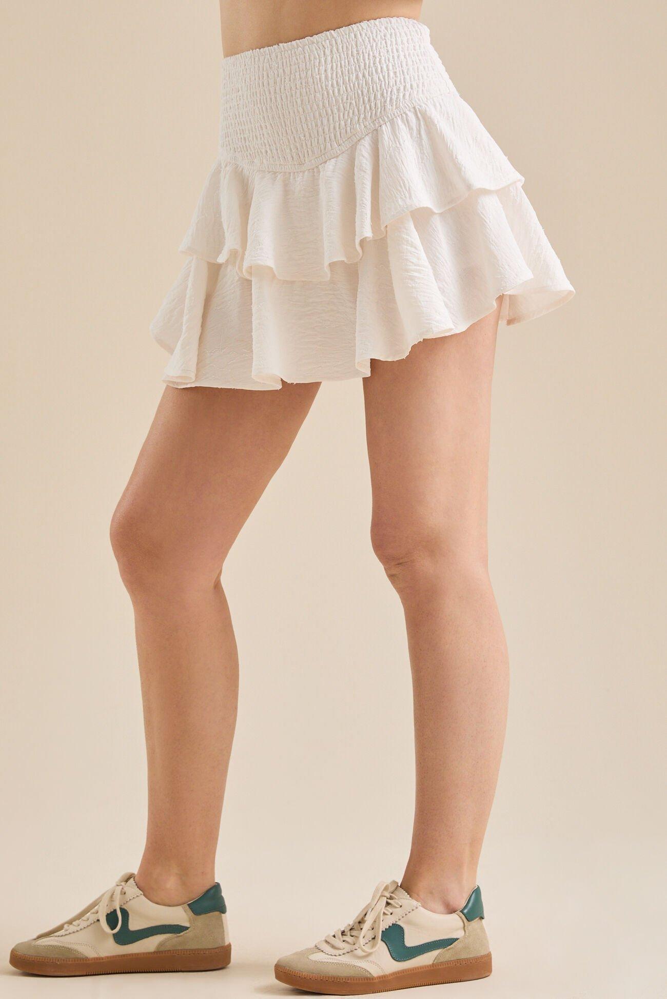 Lyla Ruffle Mini Skort Product Image