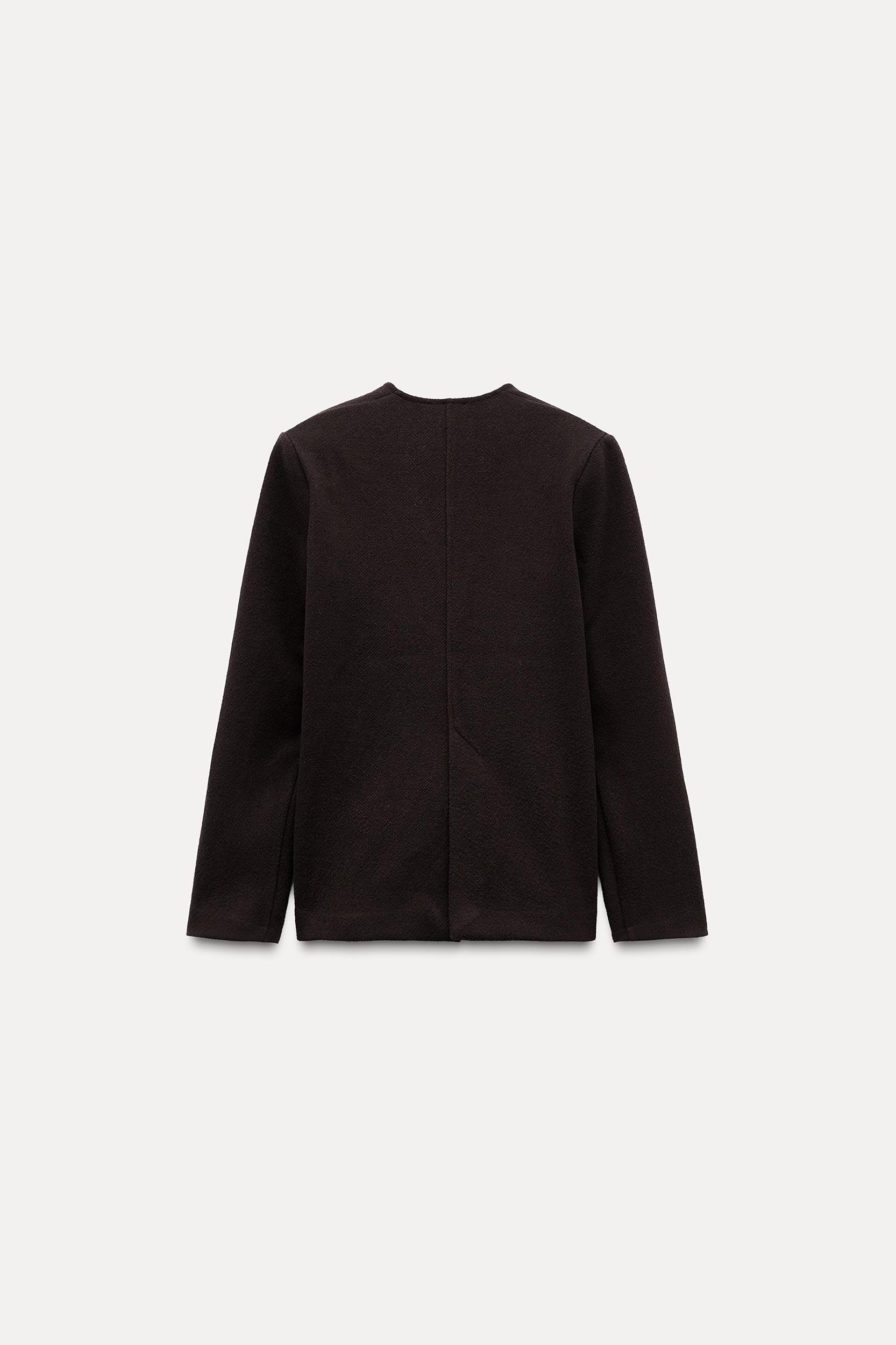 V-NECK SHOULDER PAD TOP Product Image