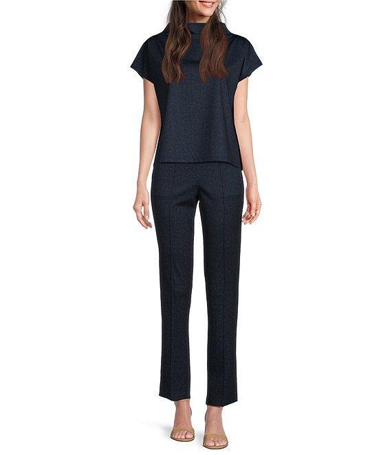 Jude Connally Tillie Stretch Jude Cloth Wrinkle-Free And Easy Care Stretch Knit Funnel Neck Cap Sleeve Top Product Image